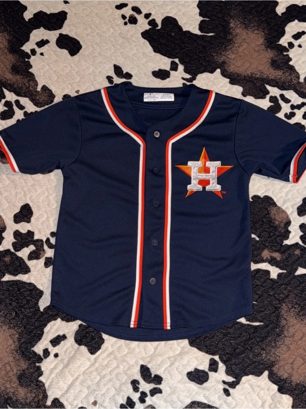 Boys Navy Houston Astros jersey size Medium/8